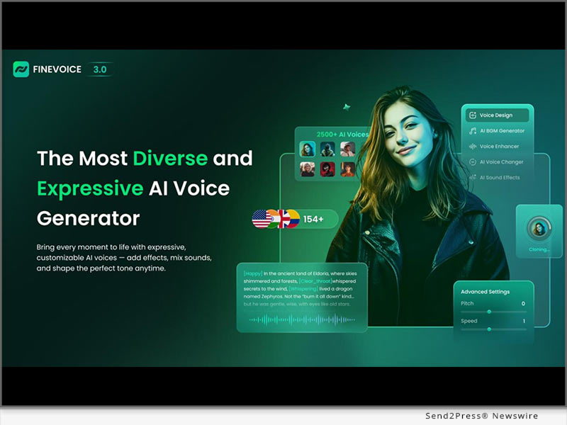 Voice Operated Software Software: FineVoice Announces V3.0: Elevating AI Voice Generation with ...