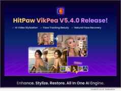 Software: HitPaw Launches VikPea V5.4.0 With New AI Video Stylization, Face Tracking Beauty and Smart Import