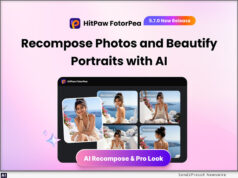 Software: HitPaw FotorPea V5.7.0 Unveils New Pro Look for Better-Composed Photos, Natural Facial Beauty, and HD Restoration