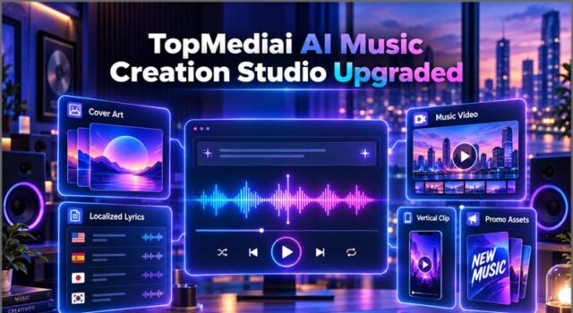 Software: TopMediai Upgrades Its AI Music Creation Studio for End-to-End Music Creation