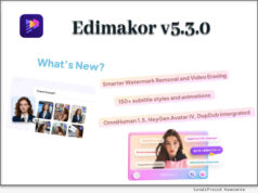 Software: Edimakor V5.3.0 Update Introduces Smarter Watermark Removal, Video Translation, AI Avatar and LUT Filters